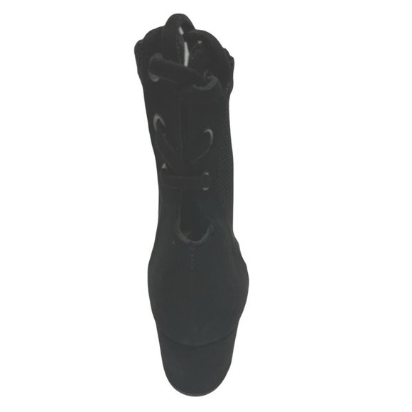 NIB SCHUTZ EMILIA KNIT TEXTURED BOOTIE IN BLACK  SZ  8.5 - Picture 12 of 14